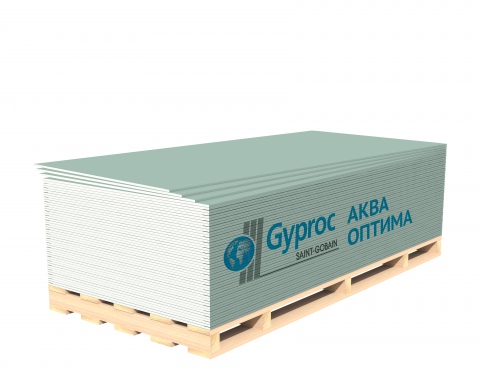 ГКЛ GYPROC Аква Оптима 12,5х3600х1200 мм  