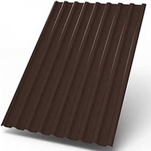 Профилированный лист НC-35х1000 NormanMP (ПЭ-01-8017 Коричневый шоколад-0.5)
