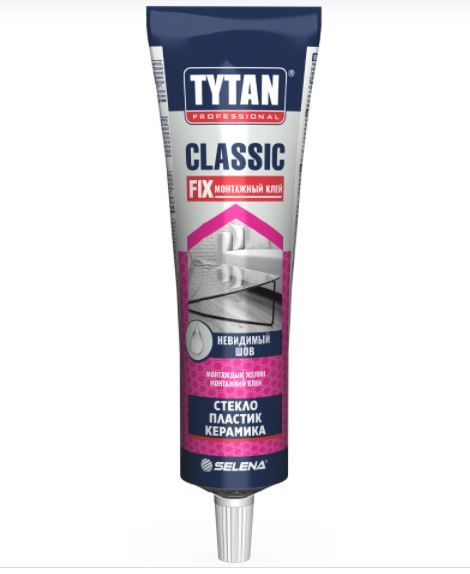 Клей монтажный прозрачный Tytan Professional Classic Fix (100мл)