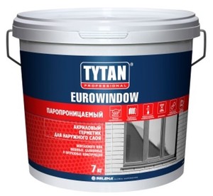 TYTAN Professional EUROWINDOW Герметик Акриловый Наружный Паропроницаемый 7кг (белый)