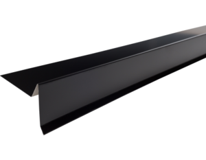 Планка торцевая полиэстер RAL 9005 черная (75*25*65*5мм), ТЕХНОНИКОЛЬ 