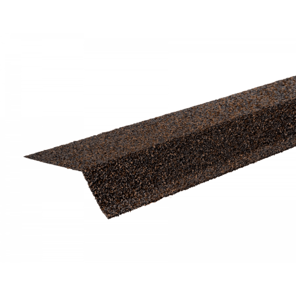 Планка карнизная с гранулятом, светло-коричневый (75*50*5мм), ТЕХНОНИКОЛЬ 